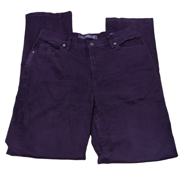 Women's Gloria Vanderbilt Dark Purple Denim Jeans - Picture 1 of 10